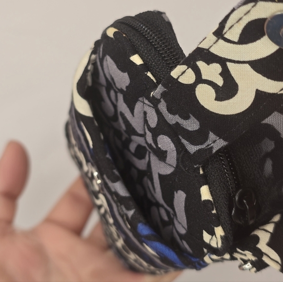 VERA BRADLEY Canterberry Cobalt Phone/Cigarette Pocket Ziparound Wallet - Picture 7 of 9